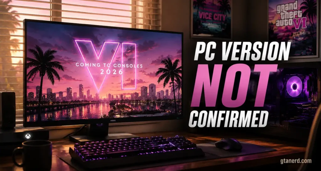 GTA 6 system requirements remain unconfirmed as the PC version has not been officially announced