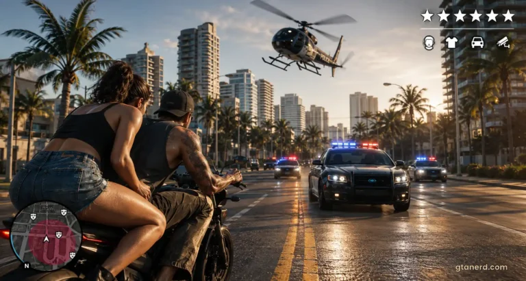 GTA 6 Wanted System Explained: Six Stars and Smarter Cops